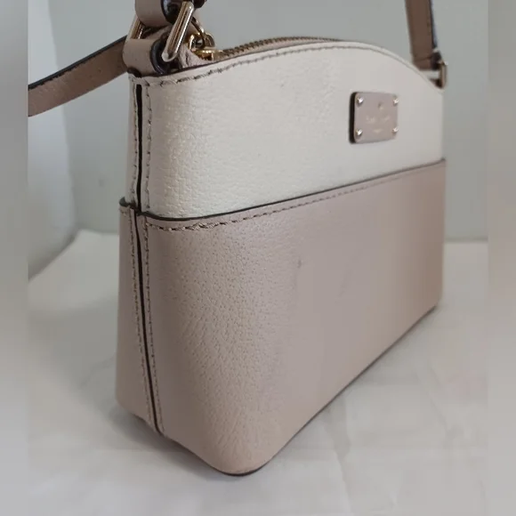 Kate Spade purse crossbody cream/tan - Picture 6 of 13